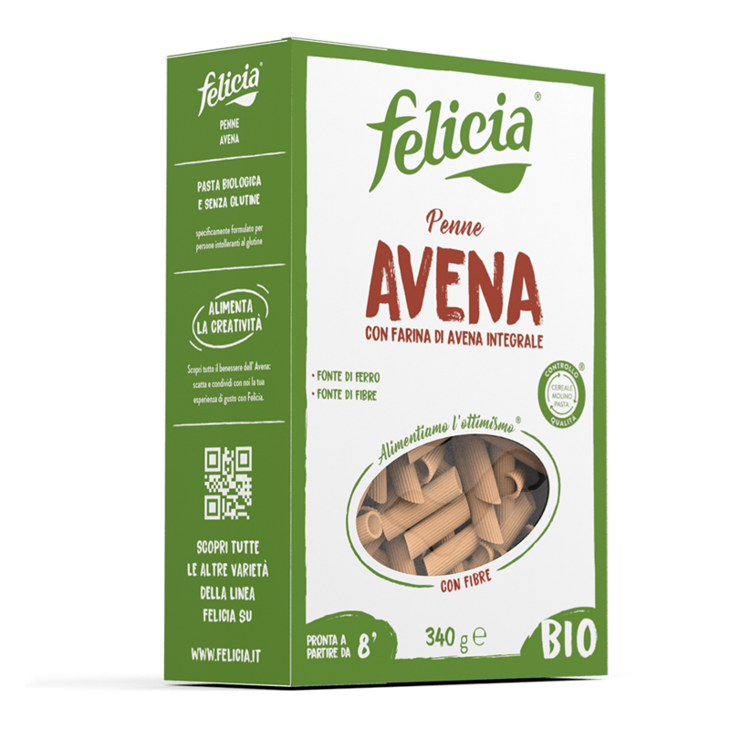 Penne Rigate Avena Bio - Felicia