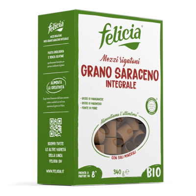 Mezzi Rigatoni 100% Grano Saraceno - Felicia