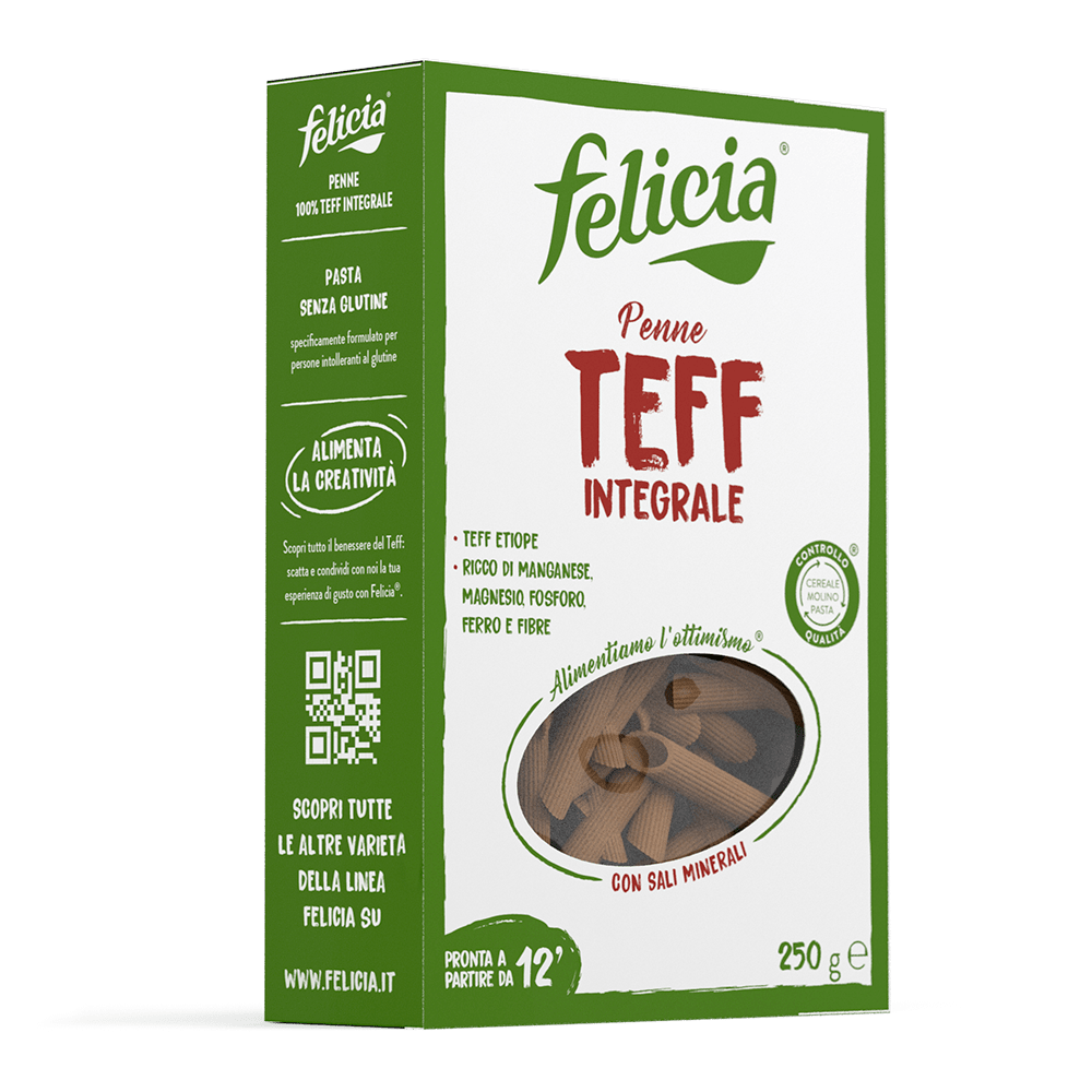 Penne di Teff  Integrale 100% - Felicia