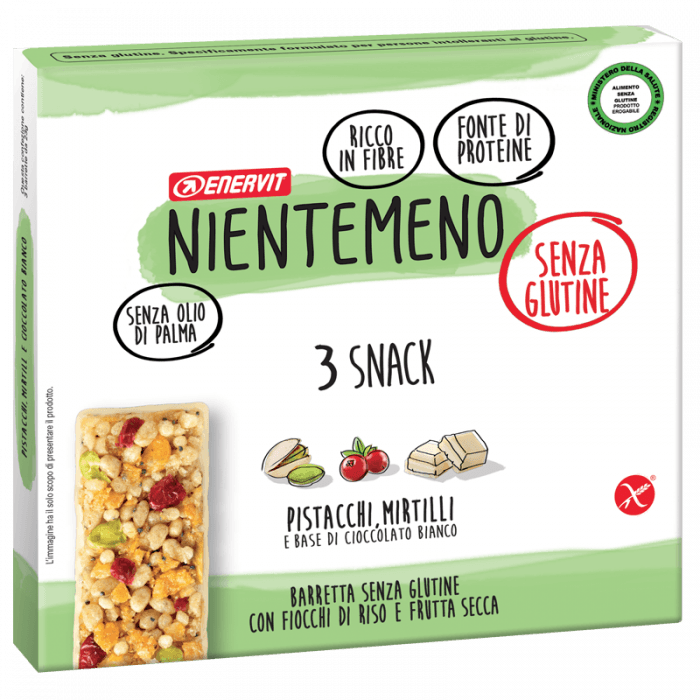 Barrette Pistacchi e Mirtilli - Nientemeno - Enervit