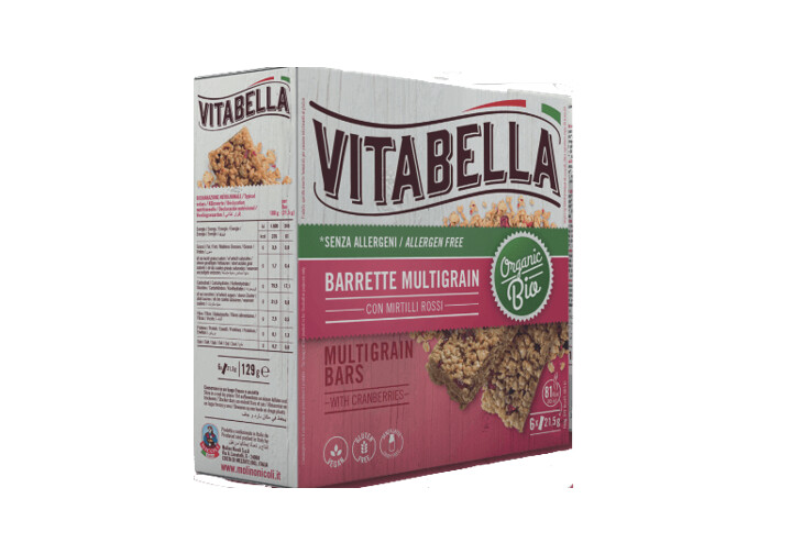 Barrette Multigrain con Mirtilli Rossi - Vitabella