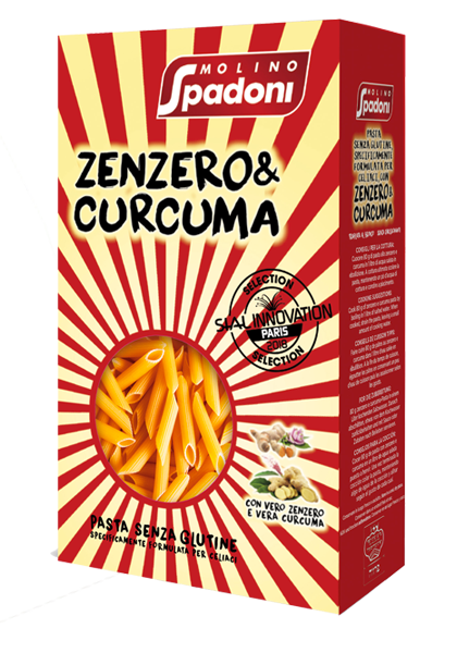 Penne Rigate Zenzero e Curcuma - Molino Spadoni