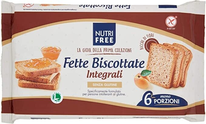 Fette Biscottate Integrali - Nutrifree