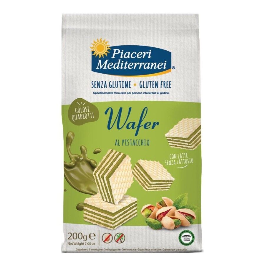 Wafer Quadrati al Pistacchio  - Piaceri Mediterranei