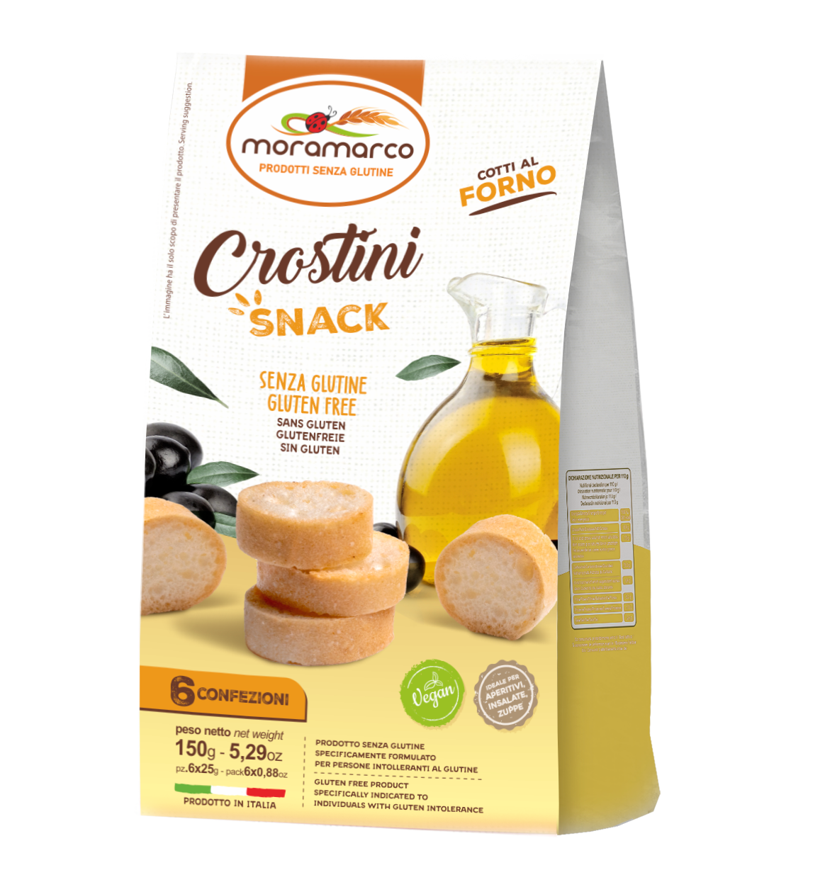 Crostini Snack gusto Classico - Moramarco