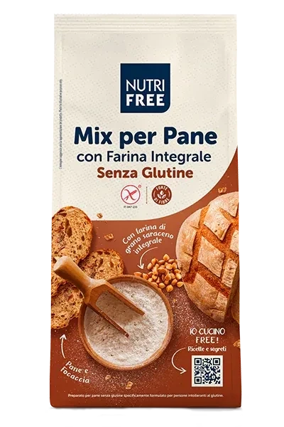 Mix Pane Integrale senza glutine - NutriFree