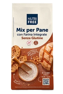 Mix Pane Integrale senza glutine - NutriFree