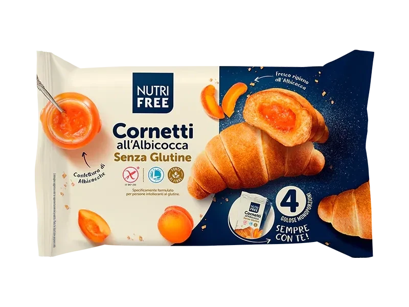 Cornetti all'Albicocca - Nutrifree