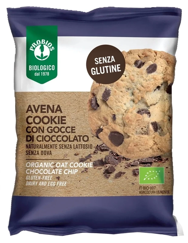 Avena Cookie con Gocce di Cioccolato - Probios