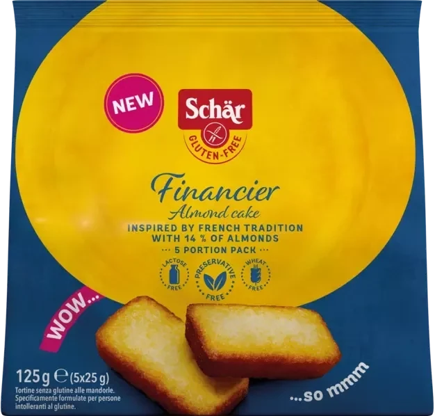 Financier Almond Cake - Schär