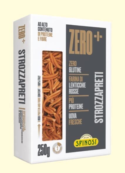 Strozzapreti con Farina di Lenticchie - Zero+ - Spinosi