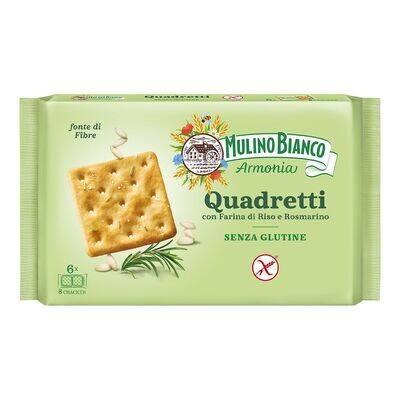 Quadretti (cracker) senza glutine con riso e rosmarino - Mulino Bianco