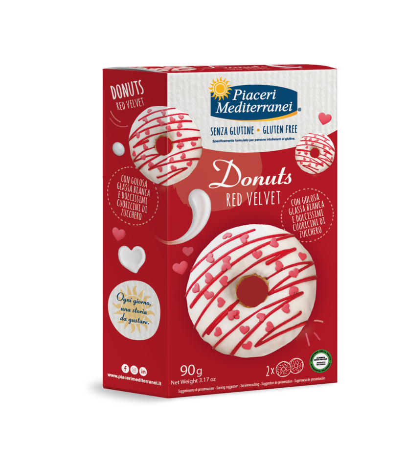 Donuts Red Velvet - Piaceri Mediterranei