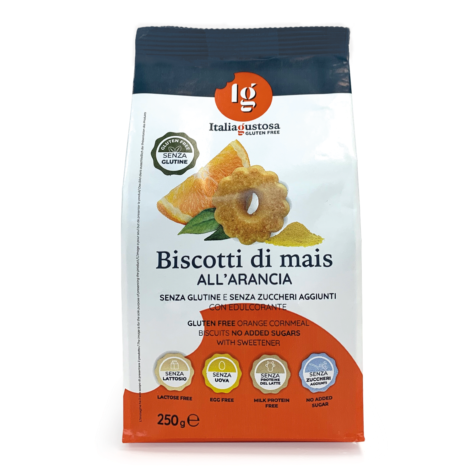 Biscotti di Mais all'Arancia - Ig Italia Gustosa