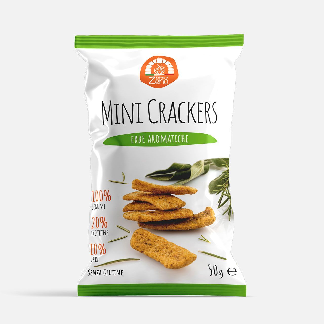 Mini Crackers di Legumi alle Erbe Aromatiche - Il Forno di Zeno