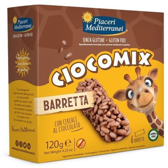 Ciocomix Barretta con Cereali al Cioccolato - Piaceri Mediterranei