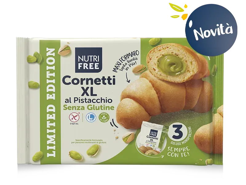 Cornetti XL al Pistacchio - Nutrifree