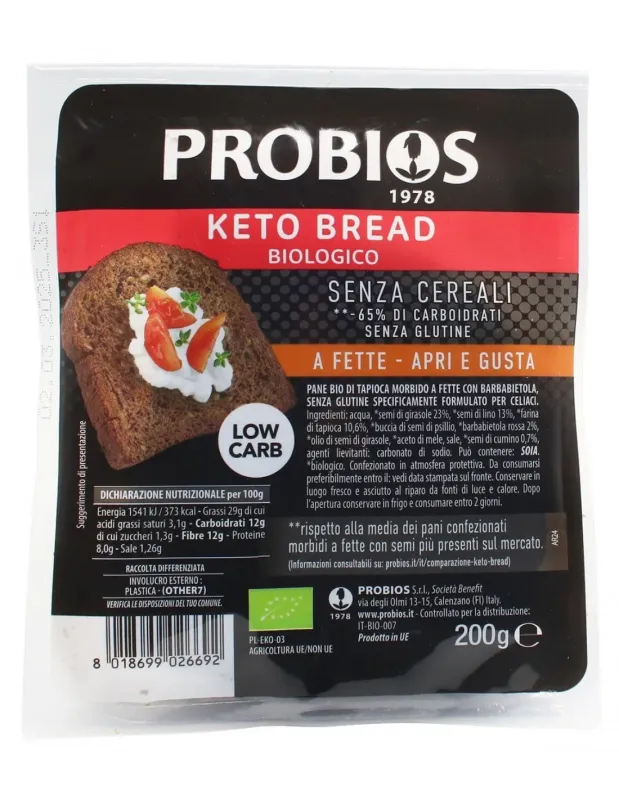 Keto Bread senza glutine - Probios