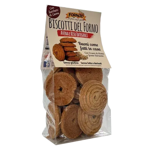 Biscotti del Forno con Avena e Riso Integrali - Fornoo