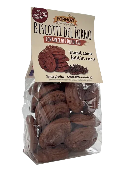 Biscotti del Forno con Gocce di Cioccolato - Fornoo