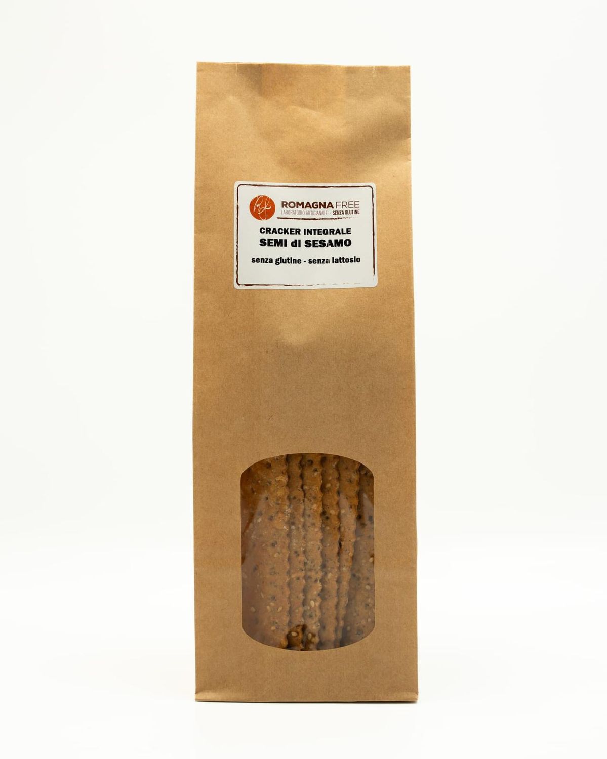Cracker Piadina Integrali al Sesamo Tostato - Romagna Free