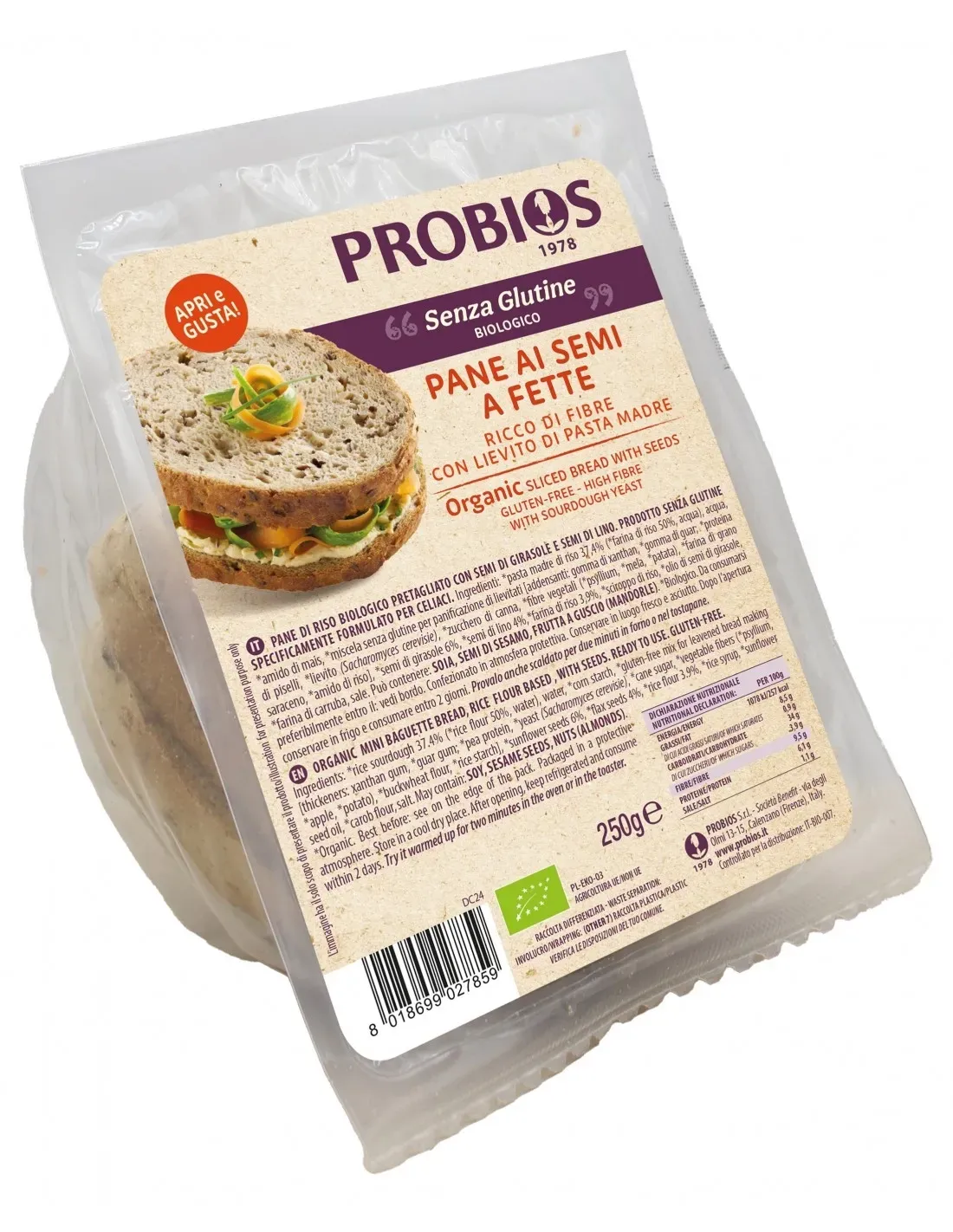 Pane ai Semi a Fette - Probios