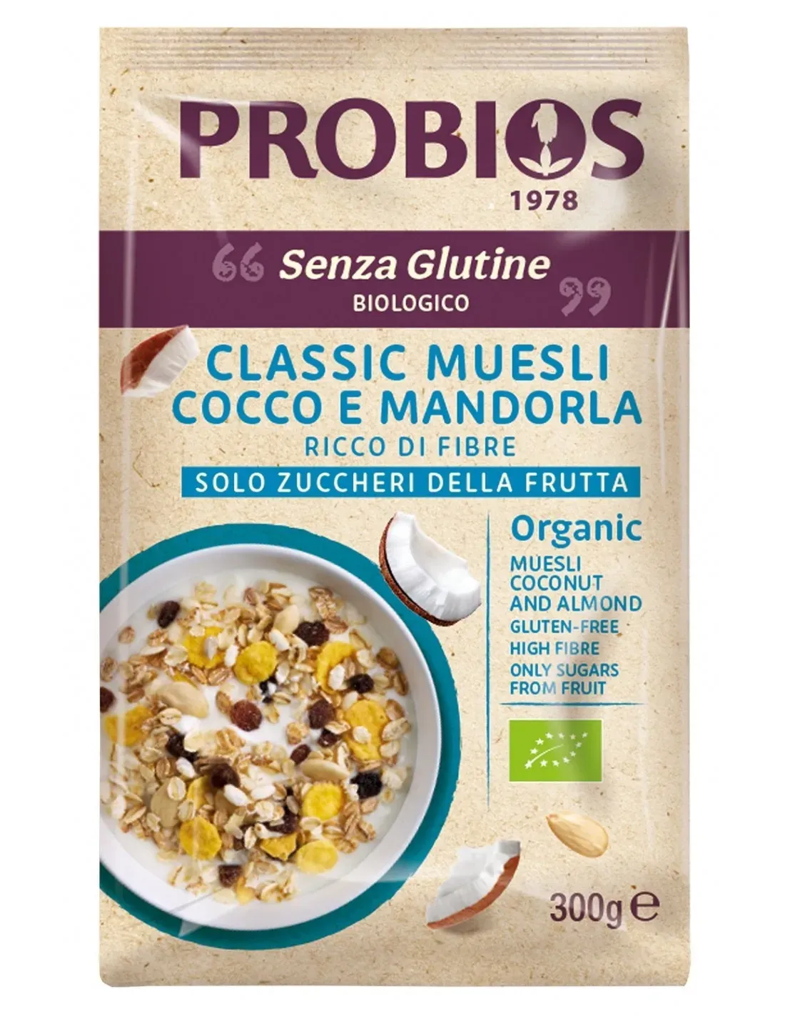 Classic Muesli Cocco e Mandorla - Probios