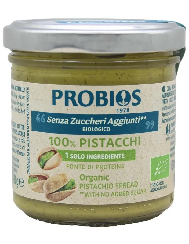 Crema 100% Pistacchi Biologica - Probios Crema 100% Pistacchi Biologica - Probios