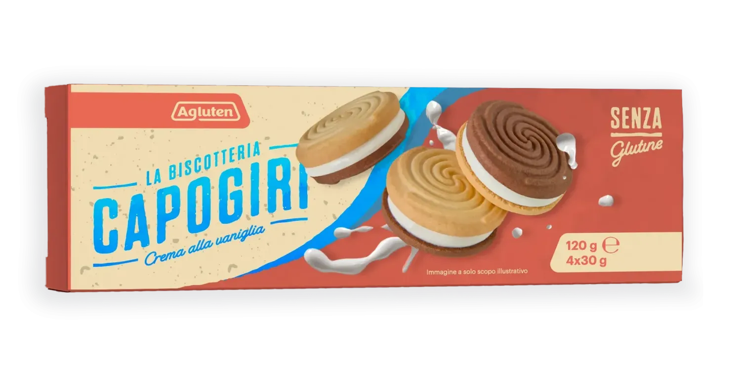 Capogiri con Crema alla Vaniglia - Agluten