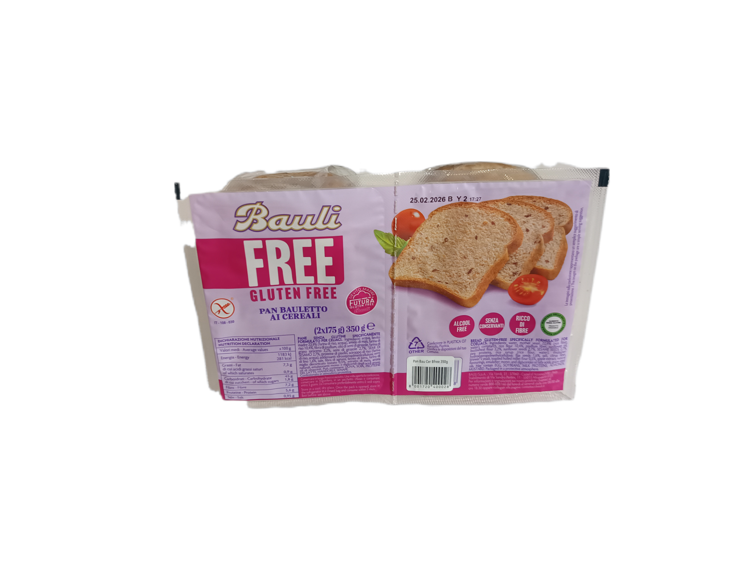 Pan Bauletto ai Cereali - Bauli