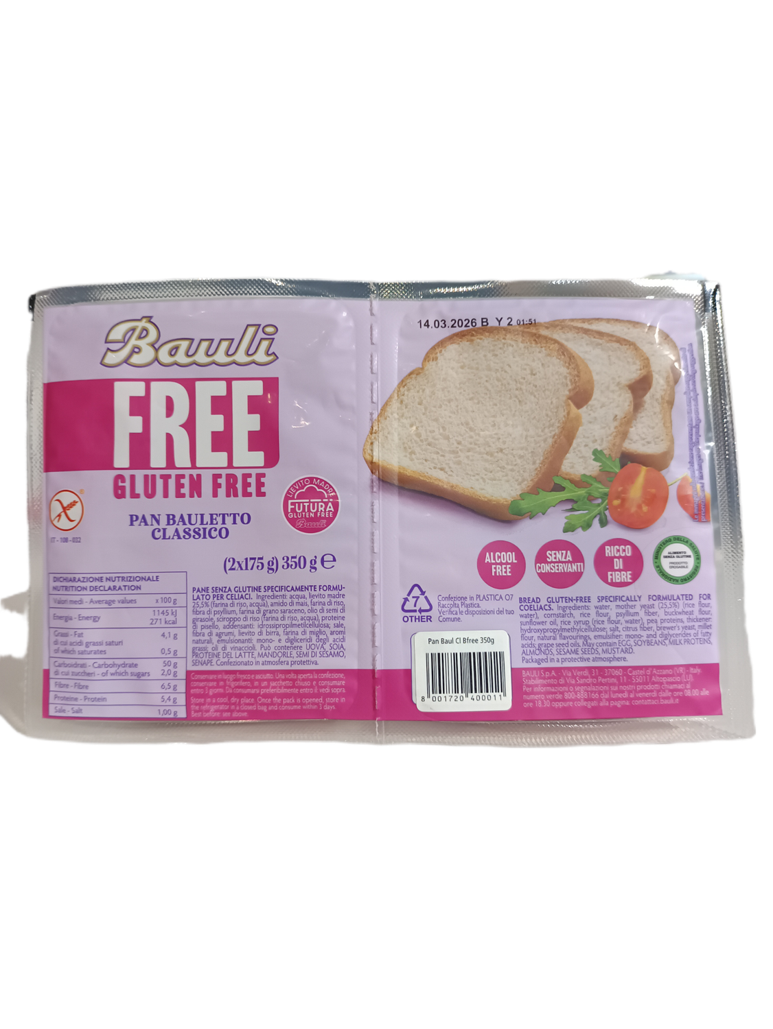 Pan Bauletto Classico - Bauli