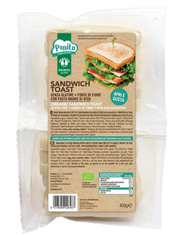 Sandwich Toast - Panito - Probios