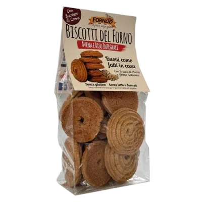 Biscotti del Forno con Avena e Riso Integrali - Fornoo Biscotti del Forno con Avena e Riso Integrali - Fornoo