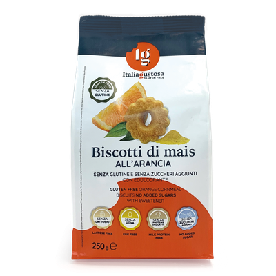Biscotti di Mais all'Arancia - Ig Italia Gustosa