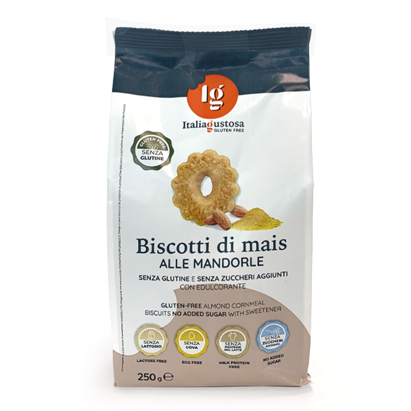 Biscotti di Mais alle Mandorle - Ig Italia Gustosa Biscotti di Mais alle Mandorle - Ig Italia Gustosa