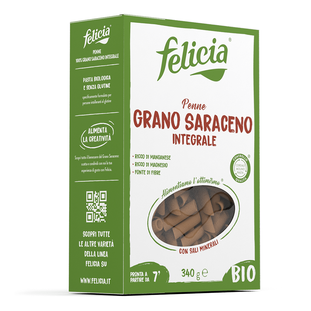 Penne Rigate 100% Grano Saraceno - Felicia Penne Rigate 100% Grano Saraceno - Felicia