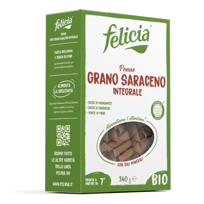 Penne Rigate 100% Grano Saraceno - Felicia Penne Rigate 100% Grano Saraceno - Felicia