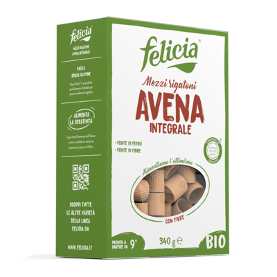 Mezzi Rigatoni Avena Bio - Felicia Mezzi Rigatoni Avena Bio - Felicia