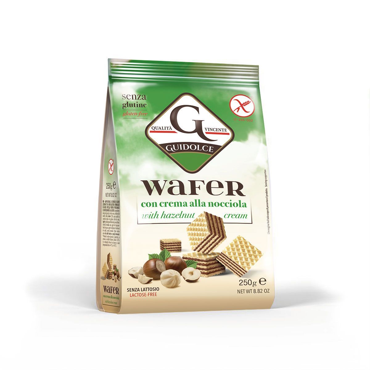 Wafer con crema alla nocciola - Guidolce
