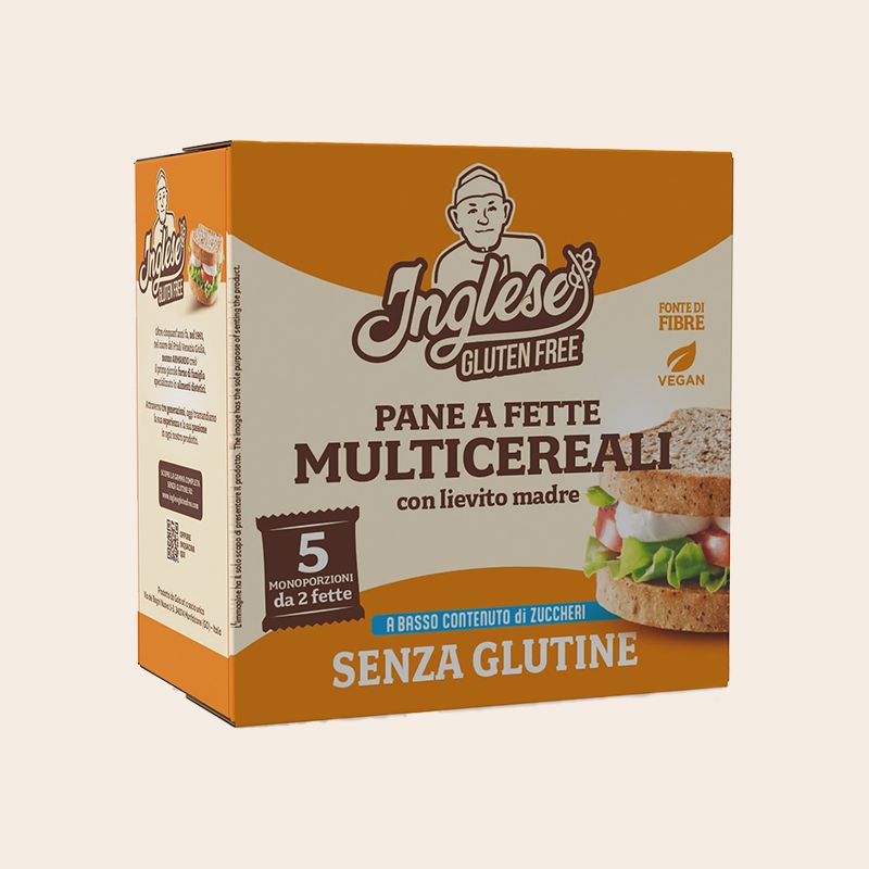 Pane a Fette Multicereali (5 monoporzioni) - Inglese Pane a Fette Multicereali (5 monoporzioni) - Inglese