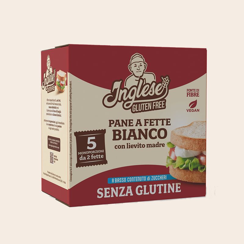 Pane a Fette Bianco (5 monoporzioni) - Inglese Pane a Fette Bianco (5 monoporzioni) - Inglese