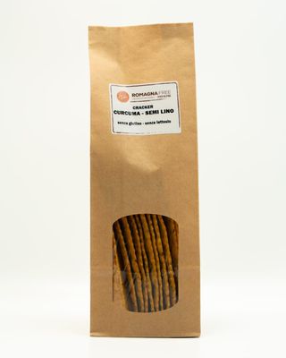 Cracker Piadina Curcuma e Semi di Lino - Romagna Free