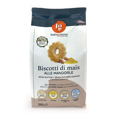 Biscotti di Mais alle Mandorle - Ig Italia Gustosa Biscotti di Mais alle Mandorle - Ig Italia Gustosa