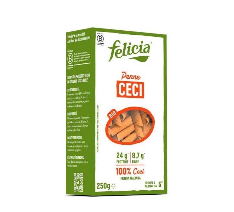 Penne 100% Ceci Bio - Felicia Penne 100% Ceci Bio - Felicia