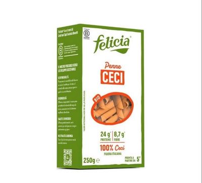 Penne 100% Ceci Bio - Felicia Penne 100% Ceci Bio - Felicia