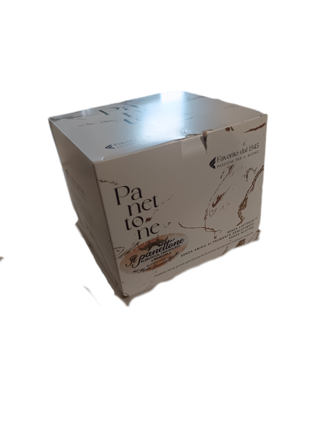 Panettone Artigianale Albicocca, Cioccolato e Mandorla senza glutine e senza lattosio  - Francesco Favorito