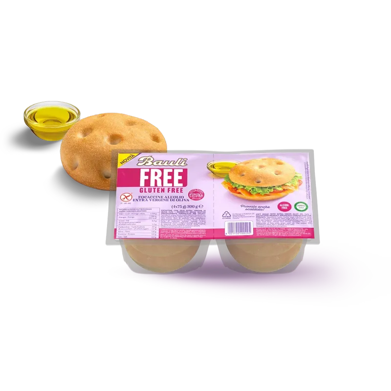 Focaccine all'Olio Extra Vergine di Oliva - Bauli