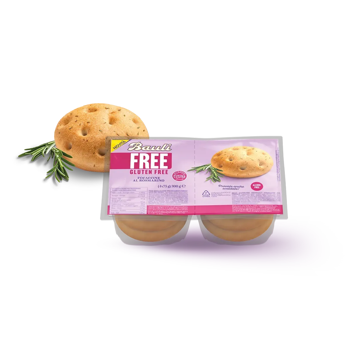 Focaccine al Rosmarino - Bauli