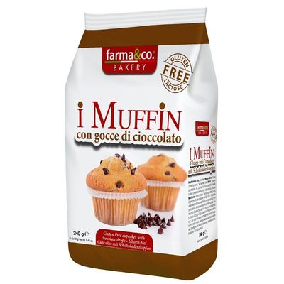 Muffin con Gocce di Cioccolato - Farma&Co