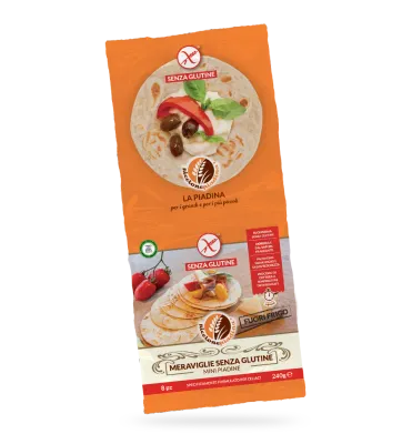 Meraviglie Senza Glutine - Mini Piadine - Riccione Piadina Meraviglie Senza Glutine - Mini Piadine - Riccione Piadina